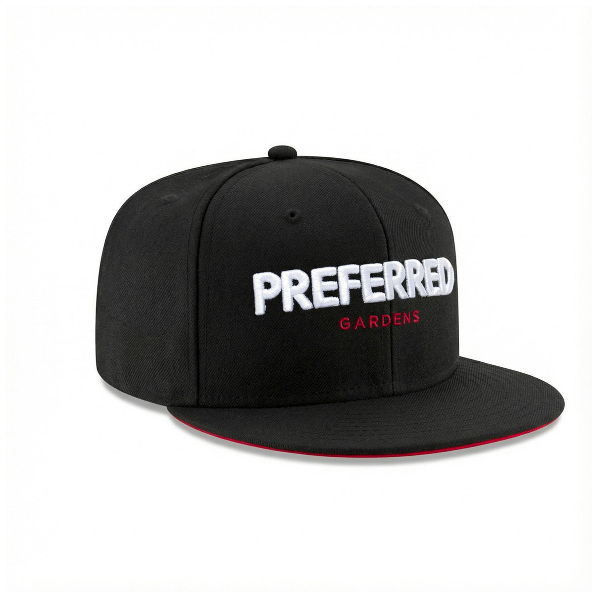 Black & Red Snapback Hat