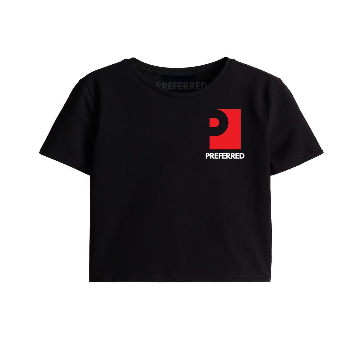 Preferred Women's Crop T-Shirt - Black