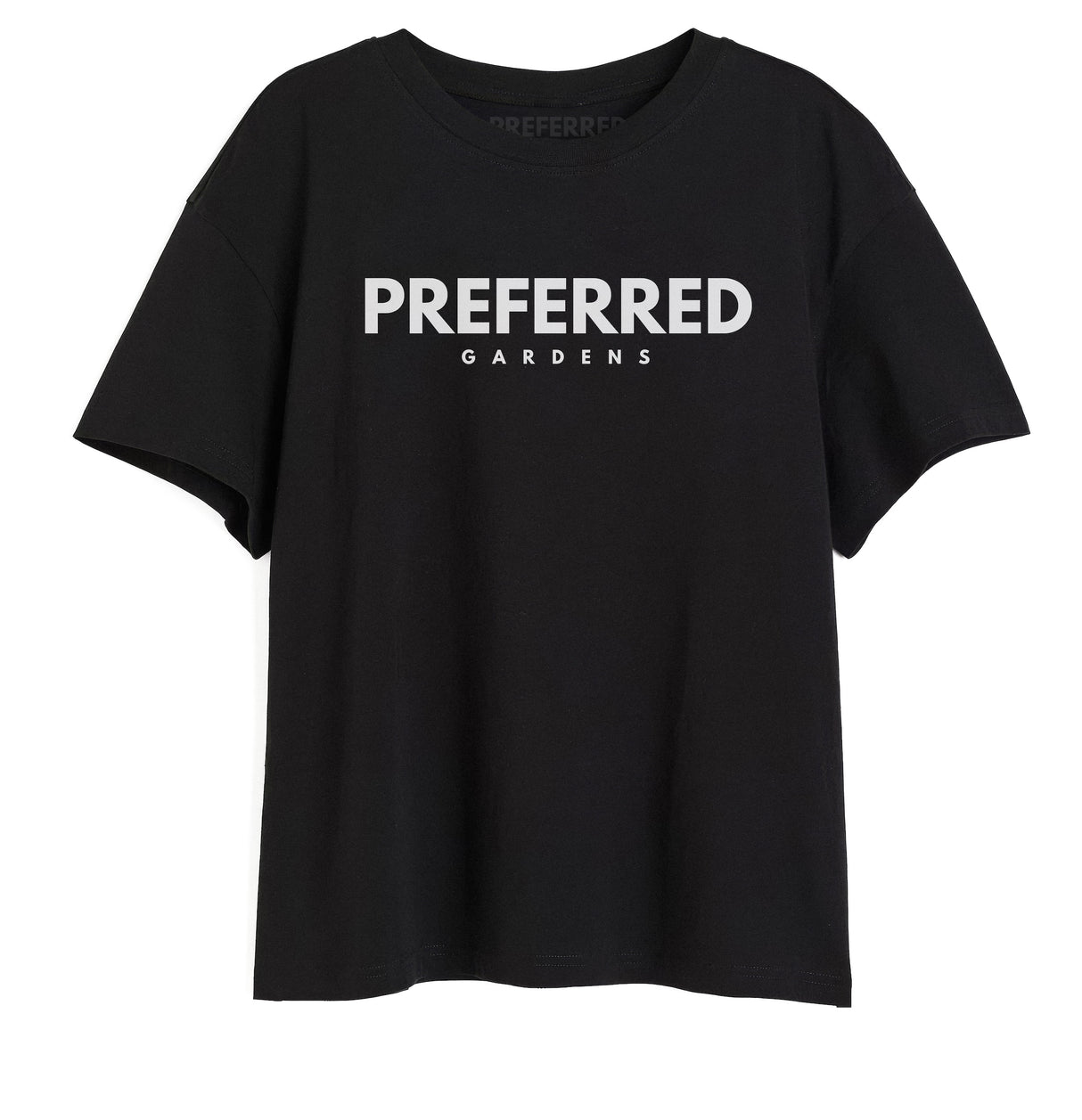 Ladies Oversized Tee - Black